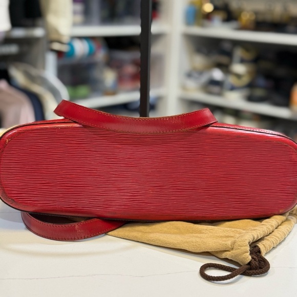 Louis Vuitton Lussac Epi 2way bag - Red Vintage - Picture 13 of 13
